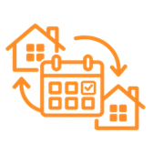 Real estate timeline icon